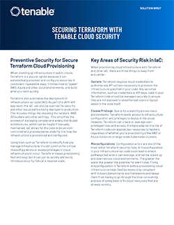 Securing Terraform with Tenable Cloud Security