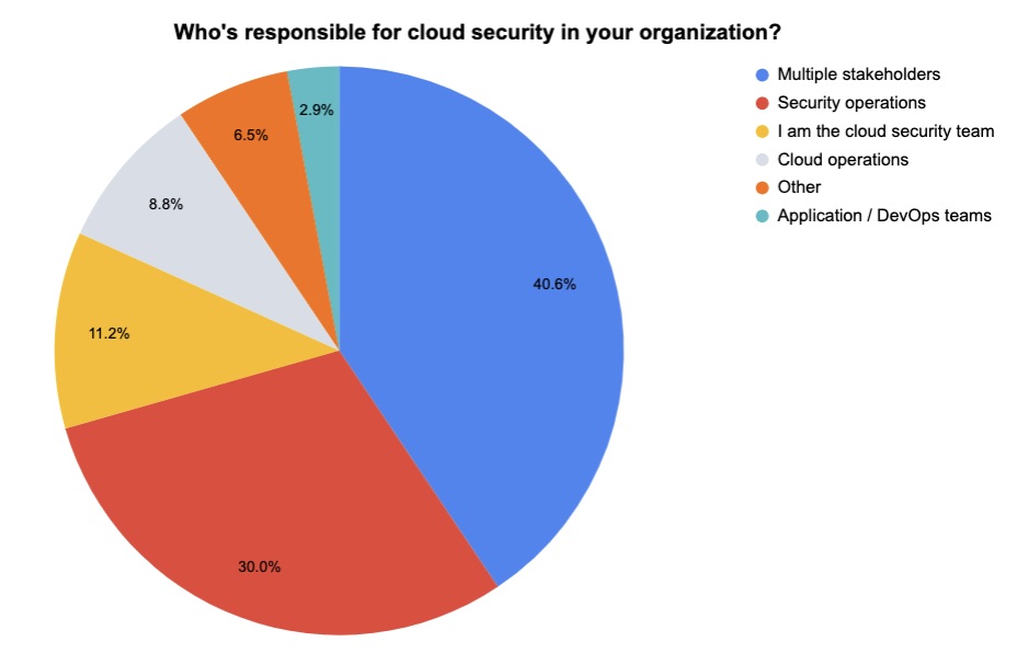 Who is in charge of cloud security at your organization